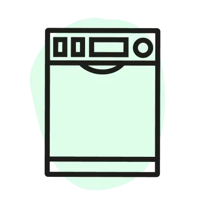 Dishwasher working well after a Service Box repair